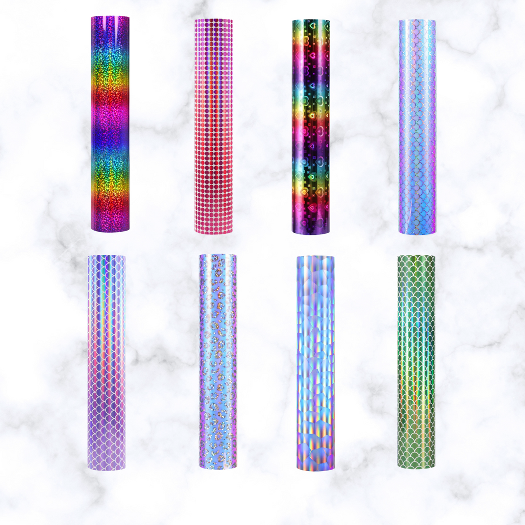 NEW Holographic Pattern Adhesive Vinyl Roll